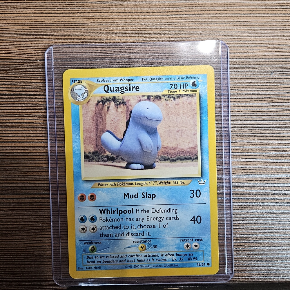 Pokemon Quagsire 48/64 Neo Revelation Trading Card